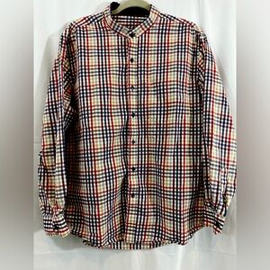 Gorgeous Men’s Tasso Elba Long Sleeve Button Down in Plaid Sz XL/17-17 1/2